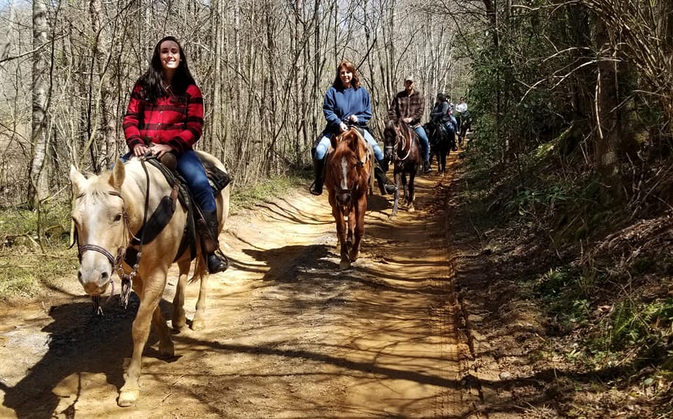 Cowgirl Up Stables horseback riding Blue Ridge Georgia